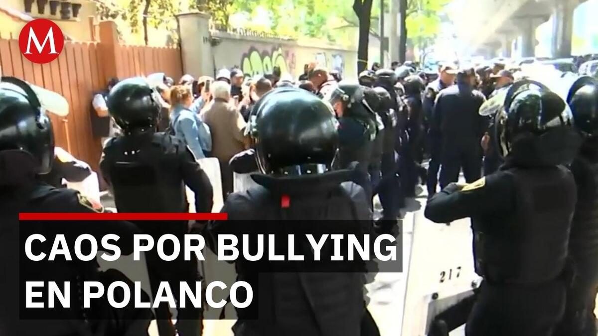 Protestan por casos de bullying en secundaria de Polanco