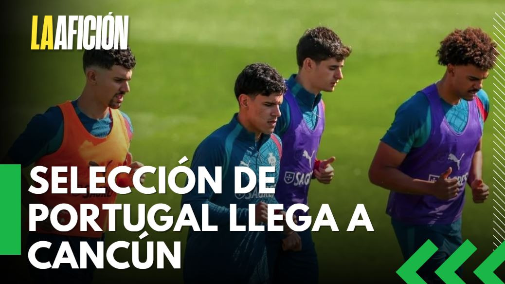 Selección de Portugal llega a Cancún bajo fuerte dispositivo de seguridad