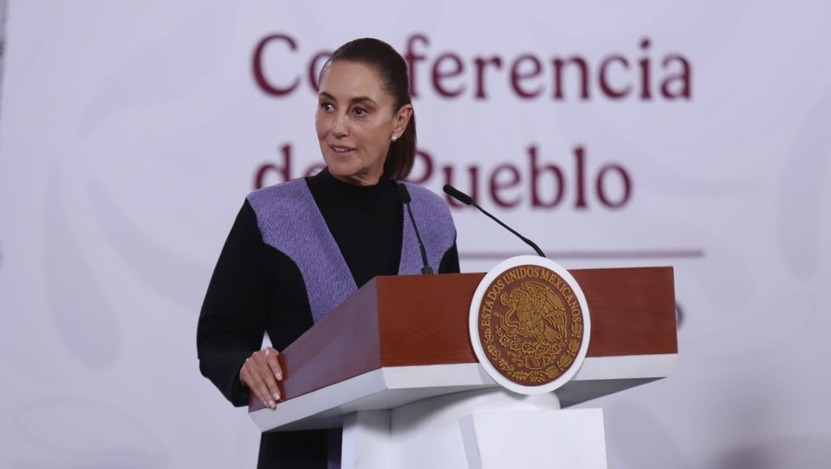 Sheinbaum expresó que México ya espera el inicio de la Copa Mundial de Futbol 2026. | Foto: Juan Carlos Bautista