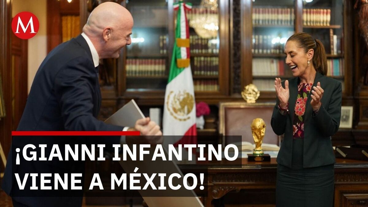 Sheinbaum se reunirá con Infantino en Palacio Nacional; ¿cuándo?