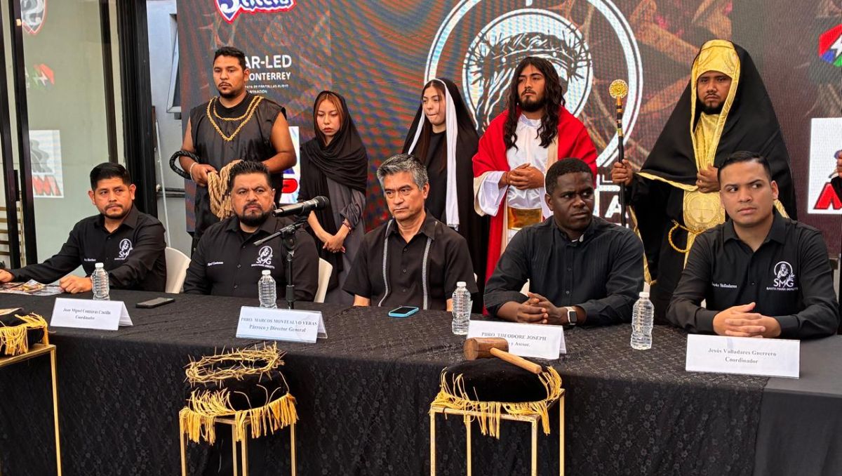 Para el Viacrucis se espera una afluencia de más de cinco mil asistentes. Roberto Alanís