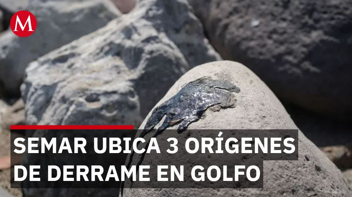 Buque y chapopoteras naturales provocaron contaminación en 600 km del Golfo de México