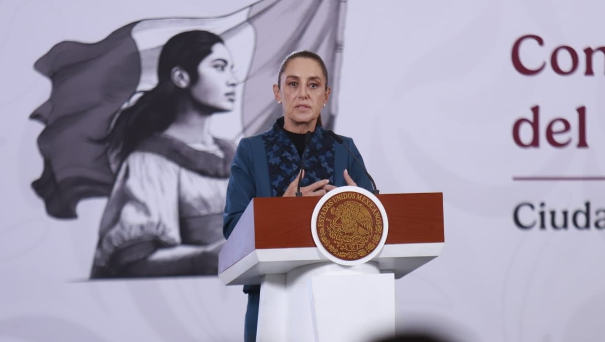 Claudia Sheinbaum quiere que la Selección Mexicana derrote a Portugal en la reinauguración del Estadio Banorte (Juan Carlos Bautista)