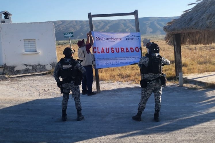 En Coahuila, acusan clausura arbitraria de parque en Cuatro Ciénegas. | Especial