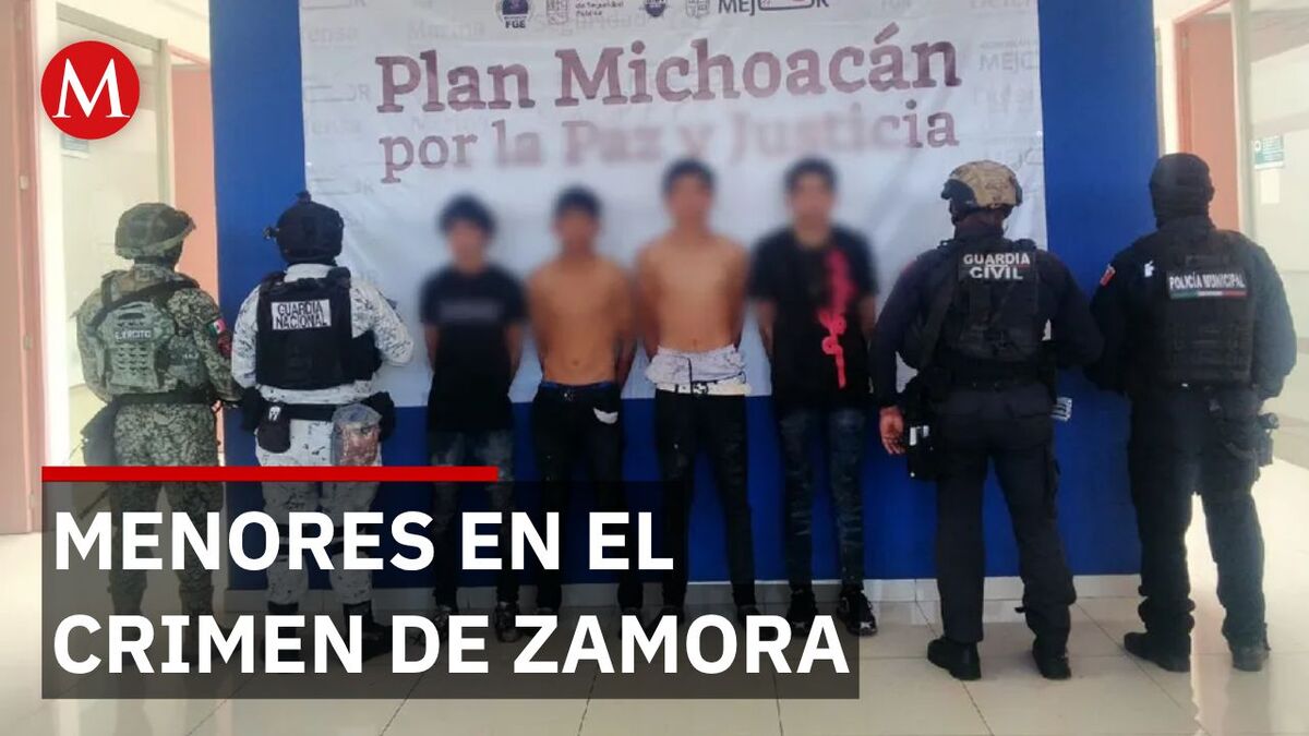Desmantelan narcocampamento y detienen a menores de edad en Zamora