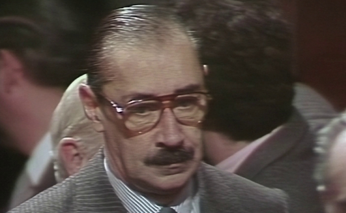El dictador argentino Jorge Rafael Videla en el Juicio a las Juntas. (Fotograma de ‘El juicio’)
