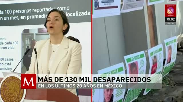 Informe sobre búsqueda de personas reporta 130 mil desaparecidos | Jaime Núñez, 27 de marzo de 2026