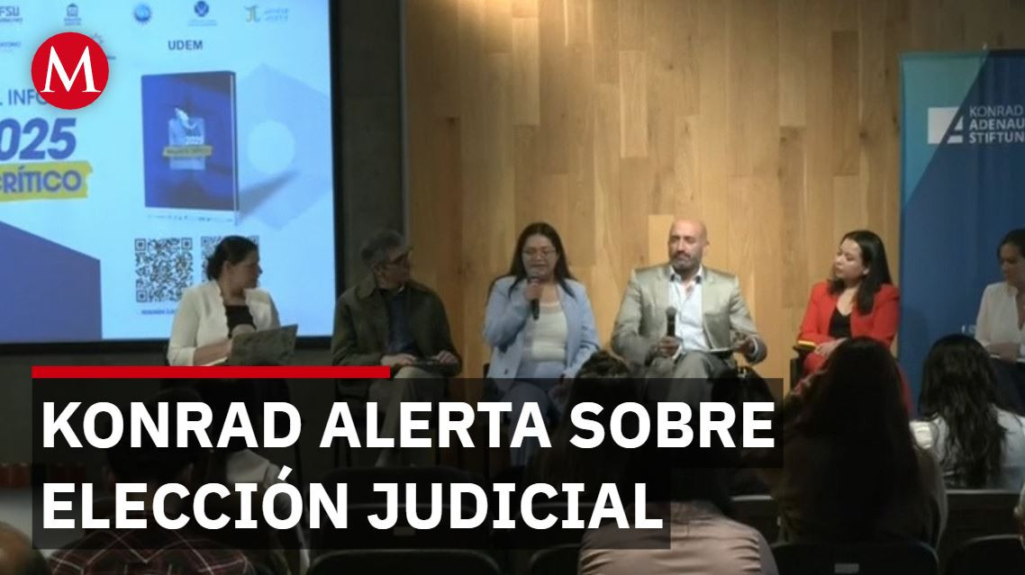 Konrad expone irregularidades en reforma y elección judicial