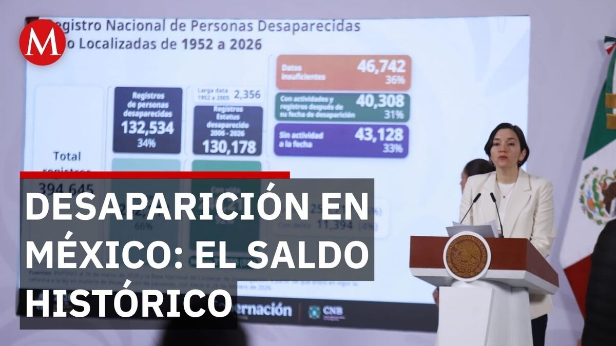 México suma 130 mil desaparecidos en dos décadas