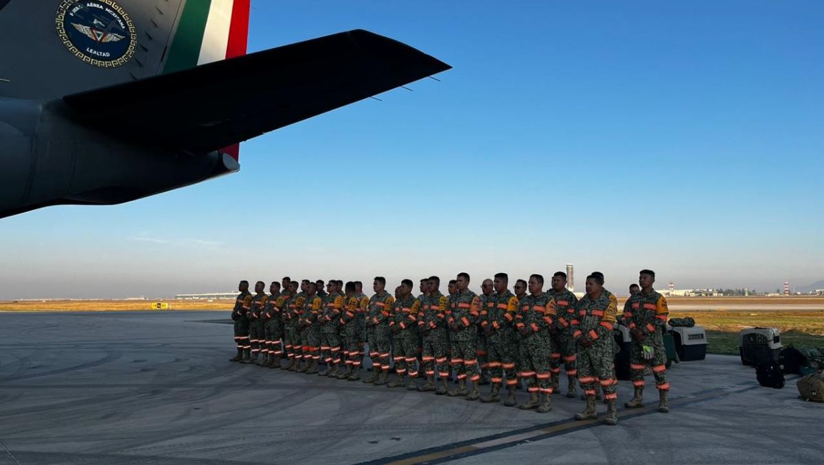 Militares especializados se sumaron a las labores de rescate en Sinaloa. | Especial