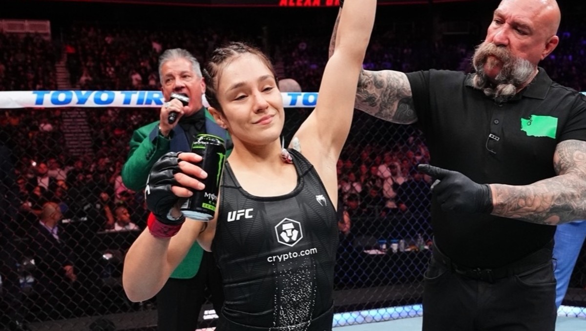 Alexa Grasso vence a Maycee Barber con brutal y dramático nocaut en UFC Fight Night (Instagram @ufc)