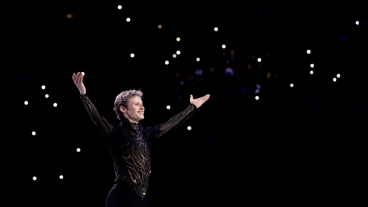 Malinin cura su herida olímpica siendo campeón mundial por tercera vez consecutiva (Reuters)