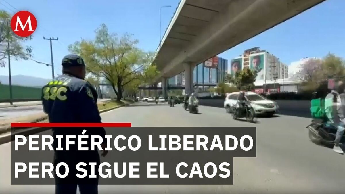 Reabren Periférico Sur tras bloqueos; alertan por caos hacia el Estadio