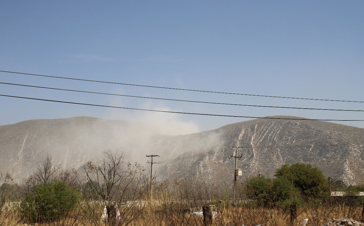 Contaminación por marmoleras en Gómez Palacio. | Foto: Archivo
