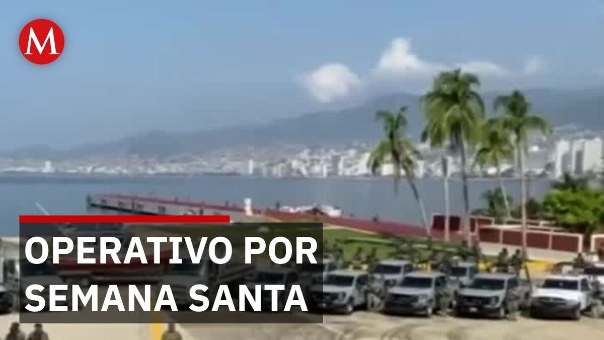 Despliegue masivo de la Marina en playas de México por vacaciones de Semana Santa