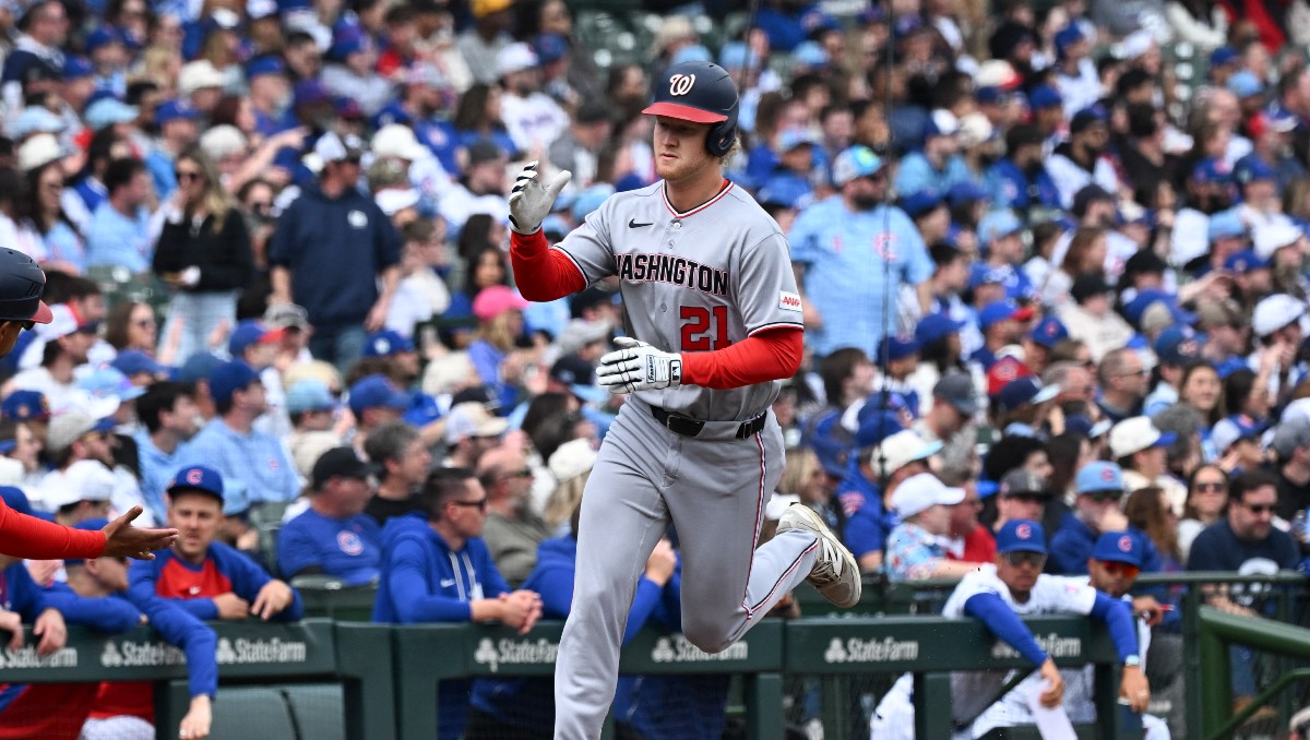 Joey Wiemer ha tenido un inicio perfecto en las Grandes Ligas con Washington Nationals (Reuters)