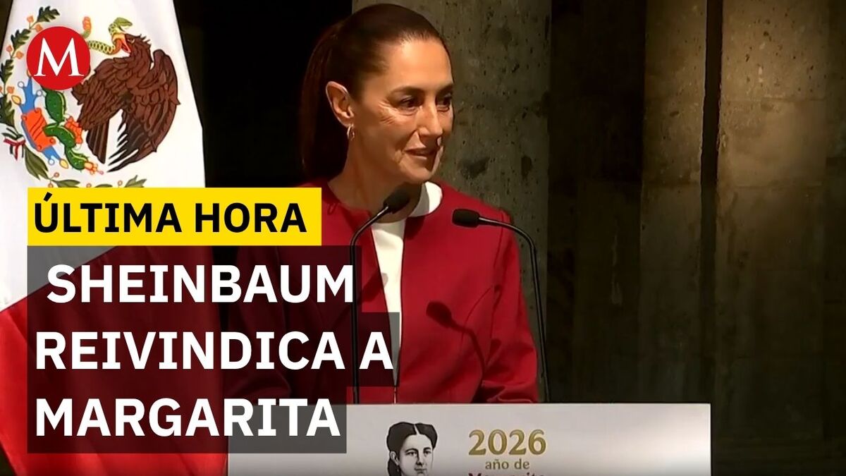 Presidenta Sheinbaum rinde tributo a Margarita Maza: "La primera embajadora de México"