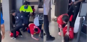 Aficionados protagonizan pelea campal previo a Clásico Tapatío amistoso en Los Ángeles.