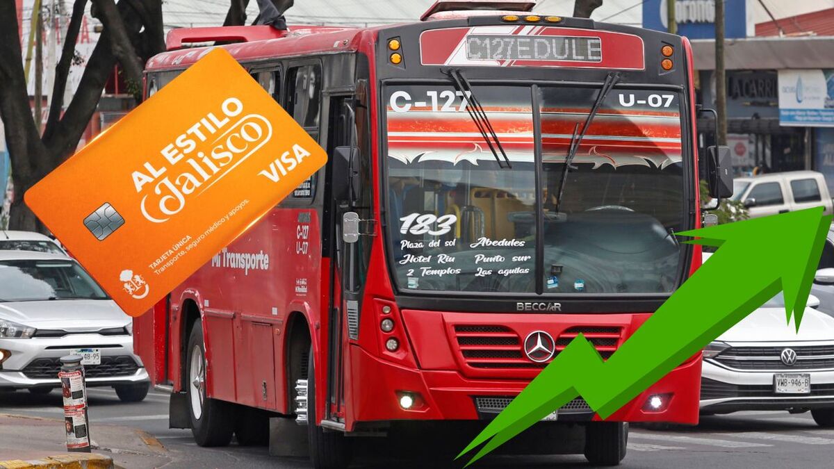 ¿Cuándo aumenta la tarifa del transporte público en Jalisco? (Cortesía)