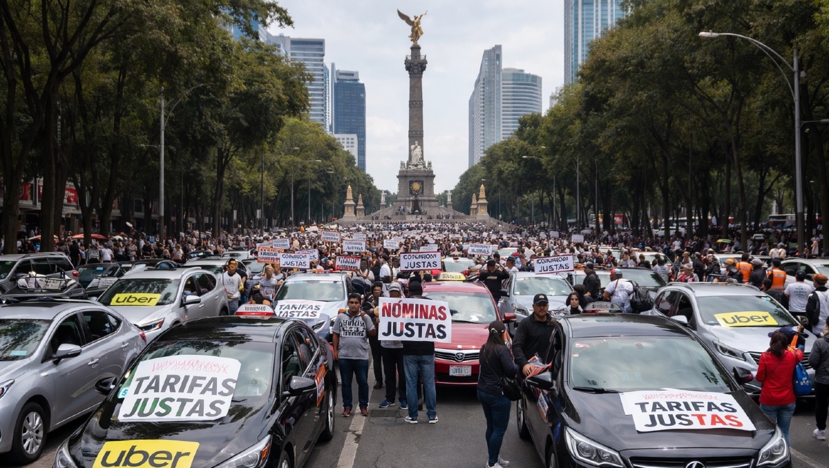 ¿Por qué conductores de Uber y DiDi se movilizan hoy en CdMx? | ESPECIAL