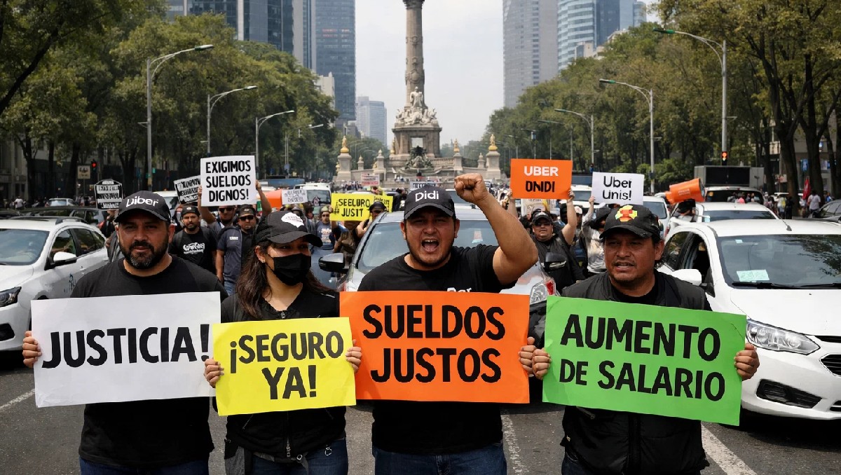 Se espera una movilización por parte de conductores de aplicación como DIdi y Uber | IA DISCOVER