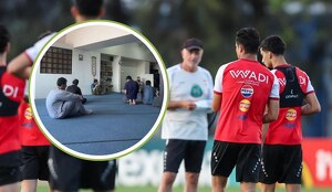 Los jugadores de Irak visitaron una Mezquita en Monterrey previo a su partido ante Bolivia, donde buscarán su pase al Mundial 2026.