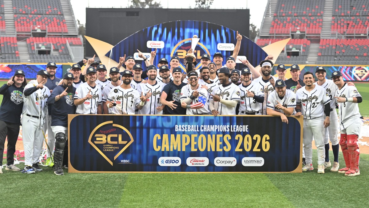 Kane County Cougars se coronaron en la Baseball Champions League 2026 (Luis Enrique Gutiérrez)