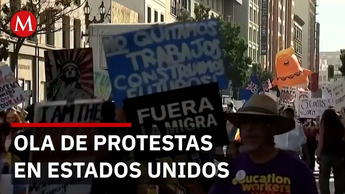 Miles marchan en Estados Unidos entre protestas migratorias y alza de precios