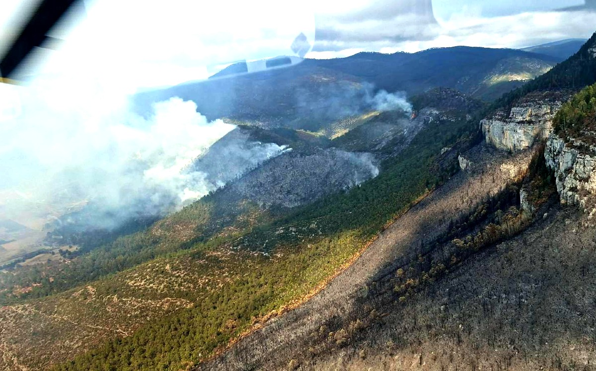 Nuevo incendio forestal en Miquihuana. | SSPT