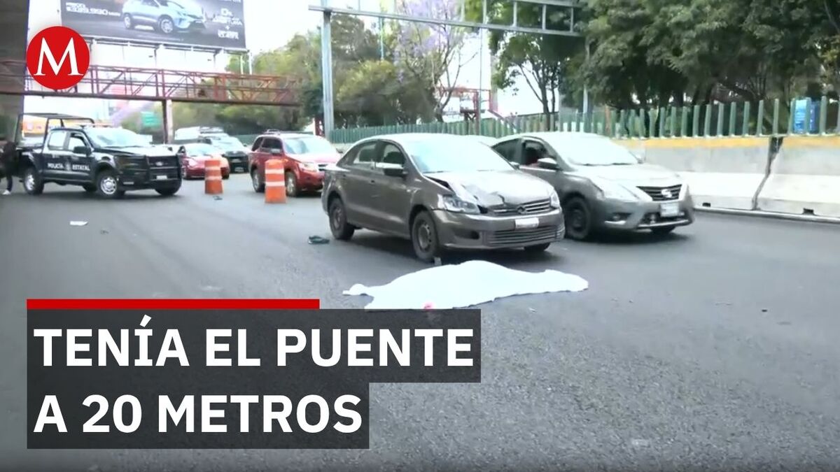 Periférico Norte colapsado por atropellamiento mortal con dirección a Tepotzotlán