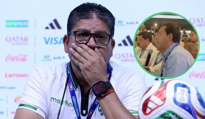 Un periodista boliviano se quebró en conferencia de prensa y agradeció al técnico por llevar a su selección a estar cerca de un Mundial