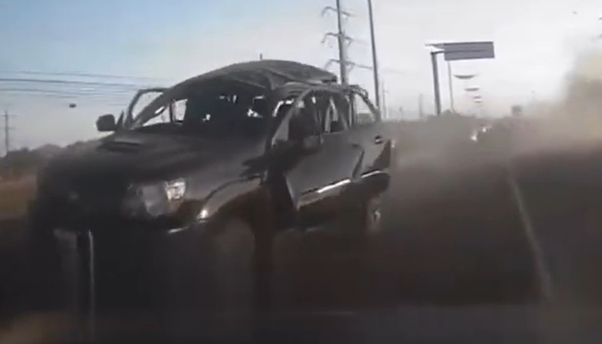 Los primeros reportes indican que estas personas regresaban del AIFA. | Especial