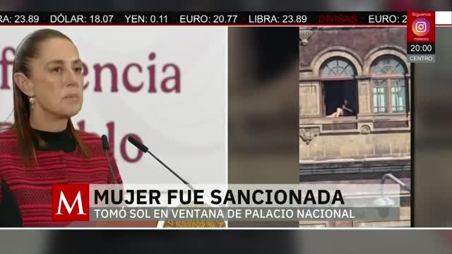 Sancionan a persona que tomaba el sol en Palacio Nacional | Pedro Gamboa, 30 de marzo de 2026