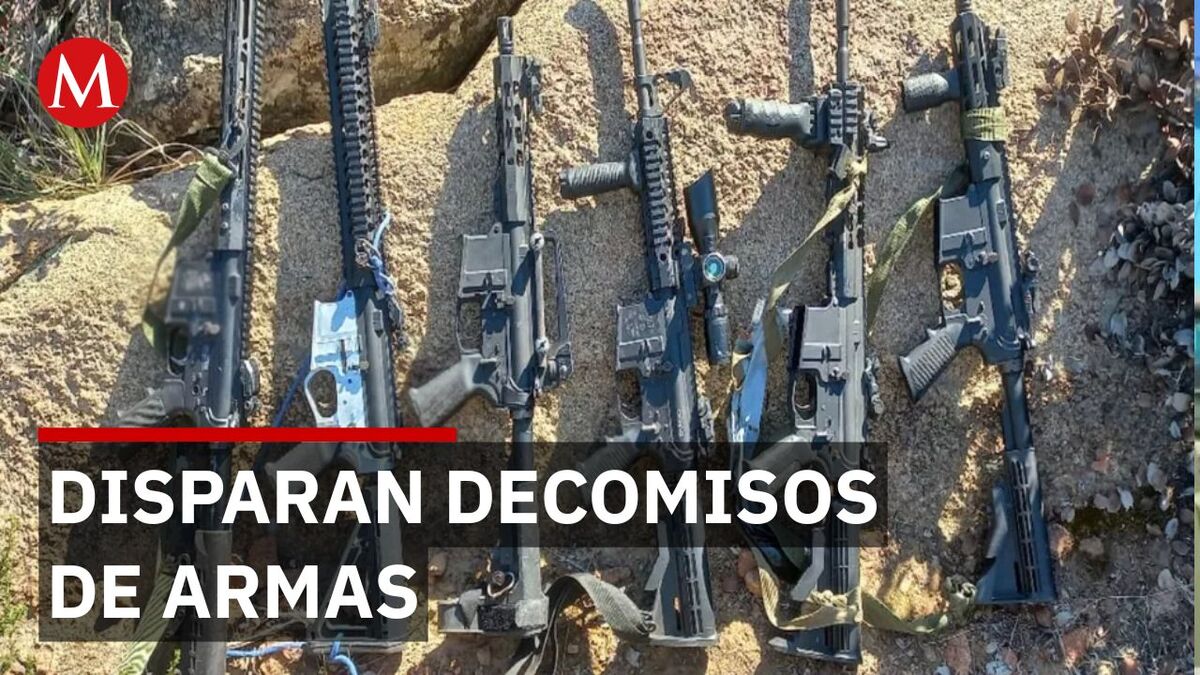 Se dispara el decomiso de armamento pesado en Guanajuato