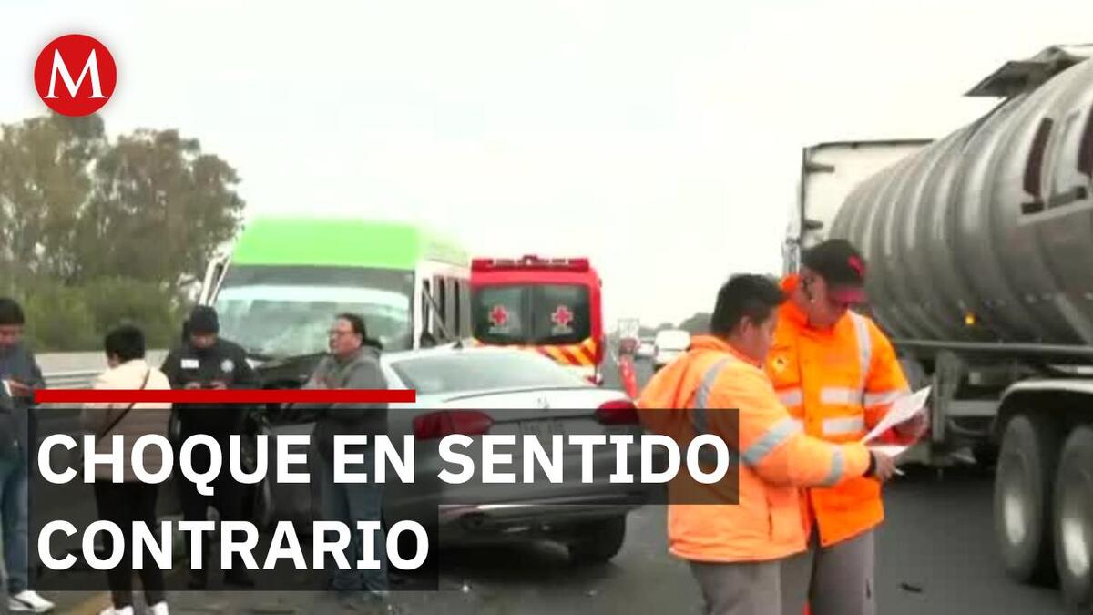 Tragedia en el Circuito Exterior Mexiquense: Chofer en sentido contrario provoca muerte de joven
