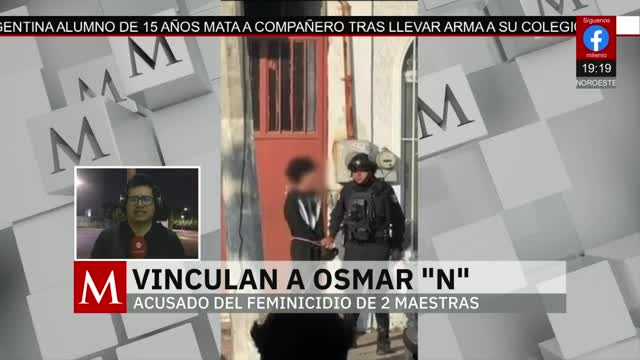 Vinculan a proceso a Osmar 'N', joven que asesinó a dos maestras | Elisa Alanís, 30 de marzo de 2026