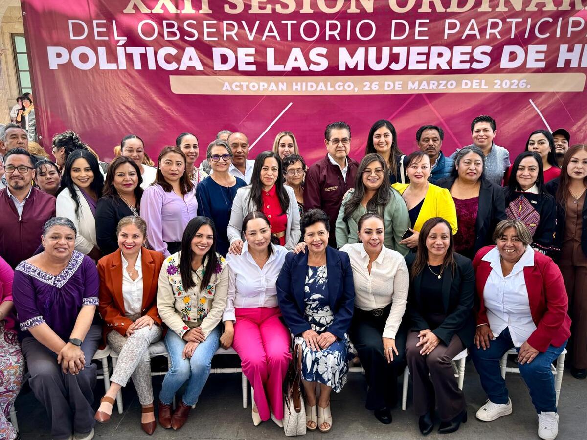 XXII Sesión Ordinaria del Observatorio de Participación Política de las Mujeres. (Cortesía)