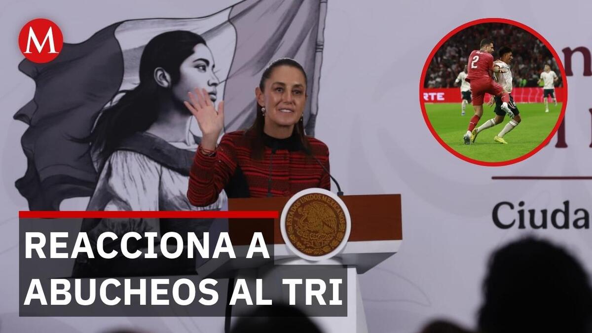 Claudia Sheinbaum pide "buena vibra" para la Selección Mexicana tras abucheos ante Portugal