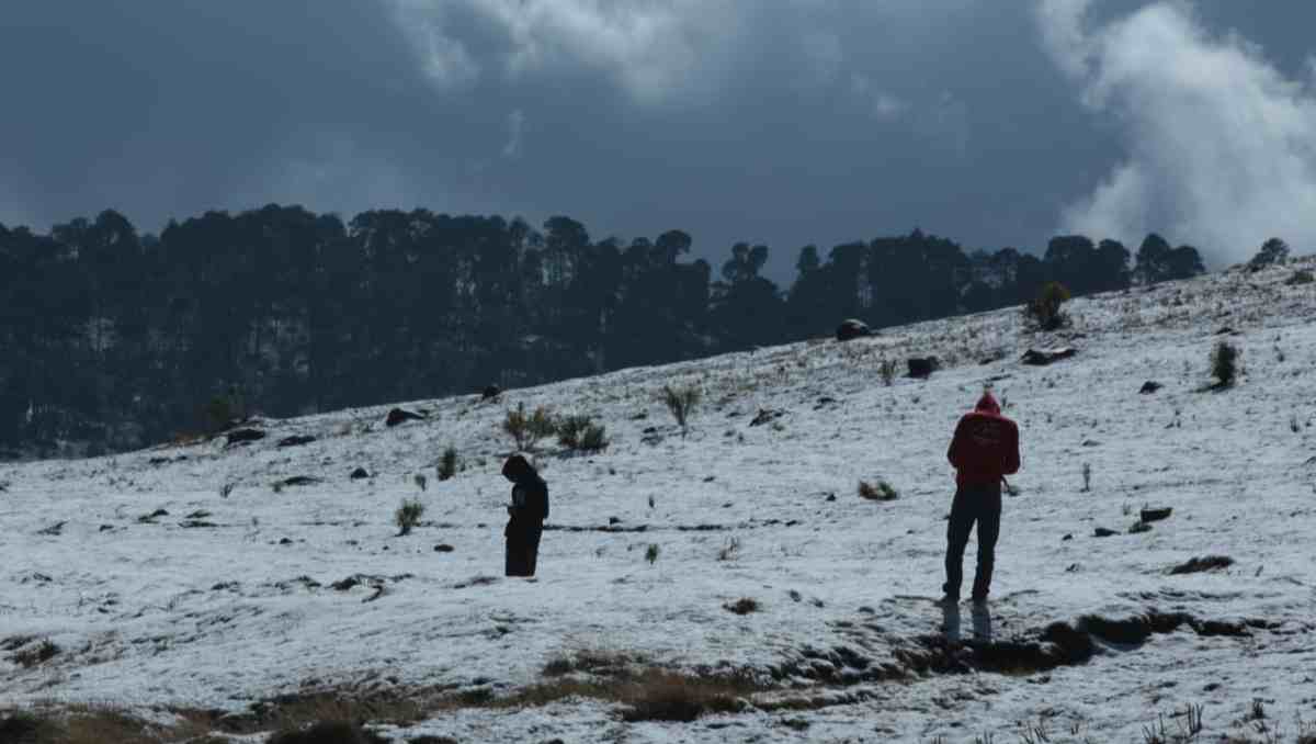 Las condiciones atmosféricas podrían favorecer probabilidad de caída de aguanieve en zonas montañosas del Edomex. Foto: Tania Contreras