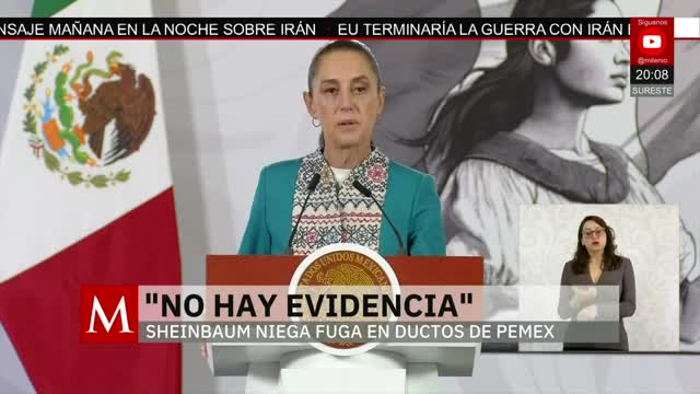No hay evidencia de que el derrame sea por Pemex: Sheinbaum | Jaime Núñez, 31 de marzo de 2026