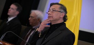 Gustavo Petro ofreció una conferencia desde Washington