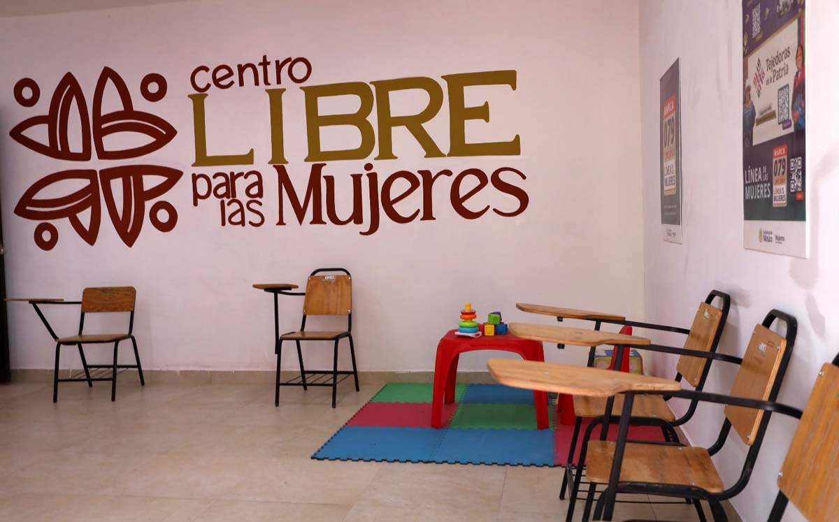 Inauguran 'Centro Libre' para las mujeres en ejido La Popular. | Foto: Verónica Rivera