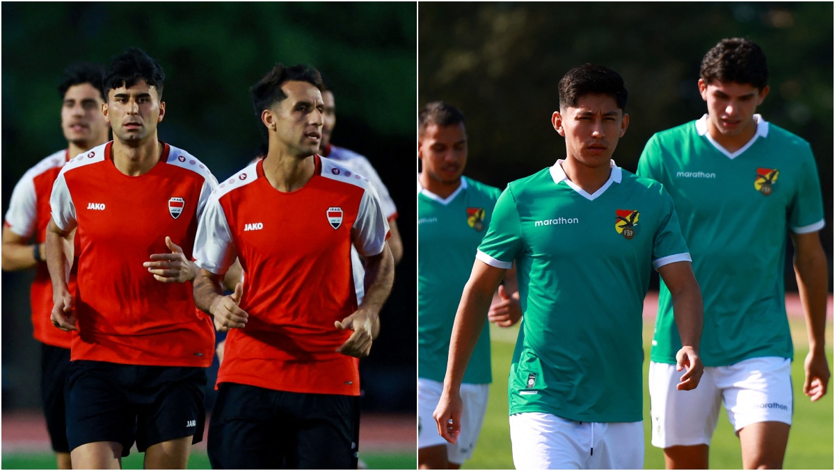 Los jugadores de Iraq y Bolivia se encuentran entrenando en Monterrey de cara a la Final del repechaje intercontinental (Reuters)