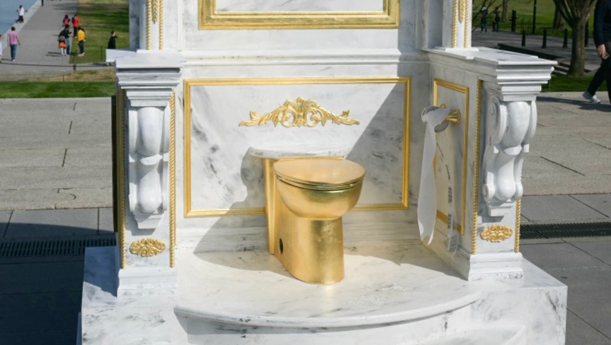 La instalación cerca de la Casa Blanca. | AFP