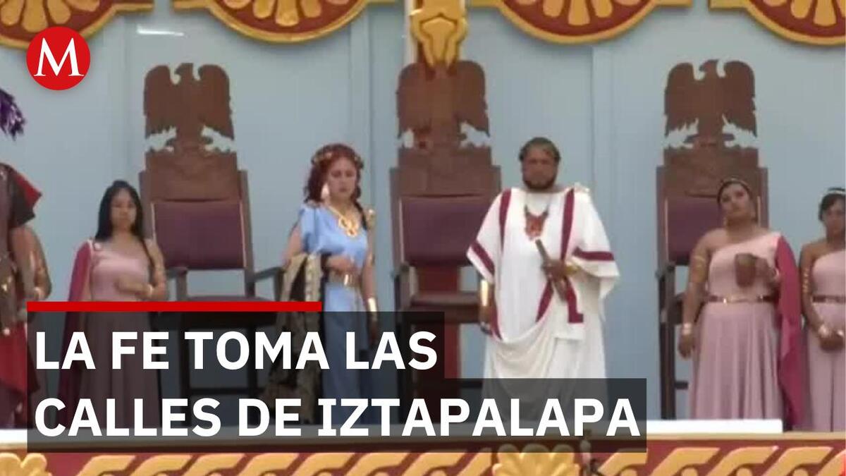 Todo listo para la Pasión de Cristo más grande del mundo en Iztapalapa