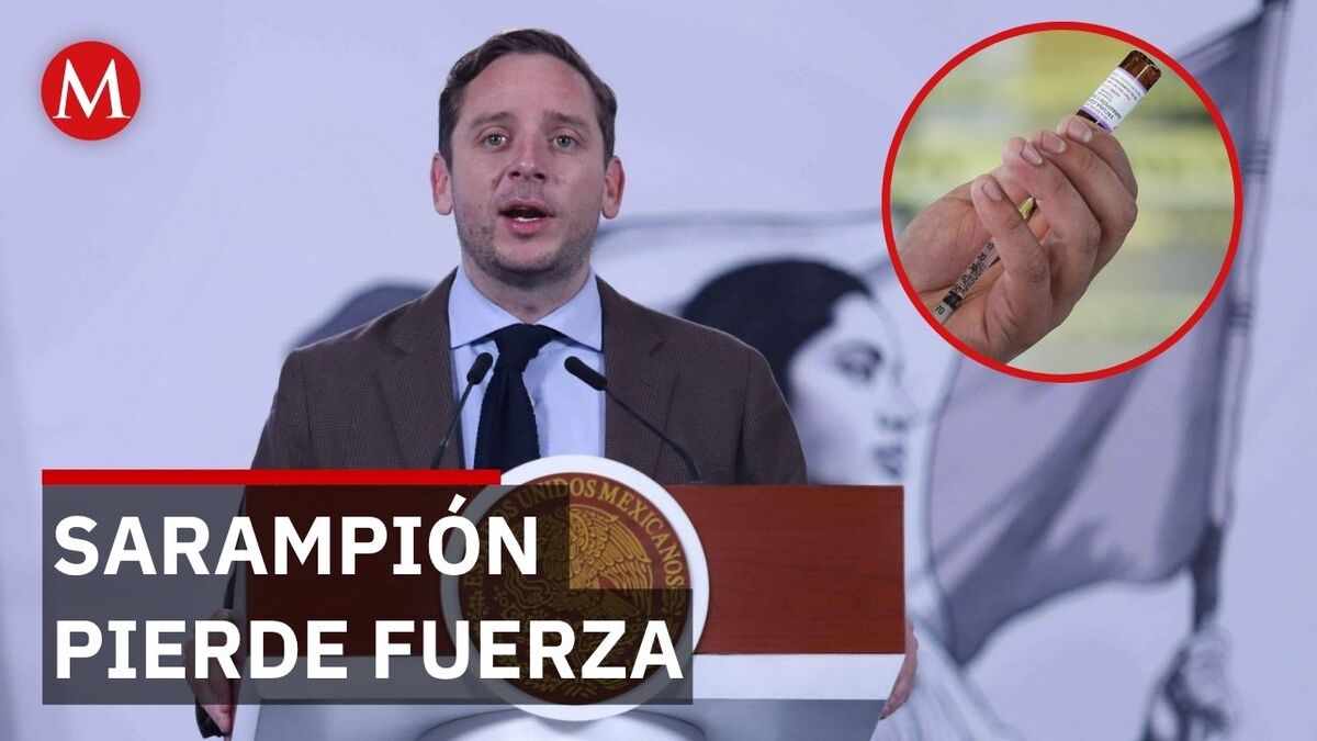 Los casos de sarampión en México están bajando