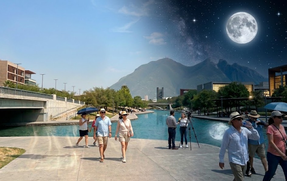 La Luna Llena se hará presente en el cielo regiomontano a partir de las 20:11 horas de este miércoles. | Imagen generada por Gemini