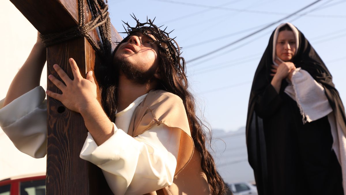 La Parroquia Santa María Goretti realizará este año su tradicional Via Crusis. Luis Guerra