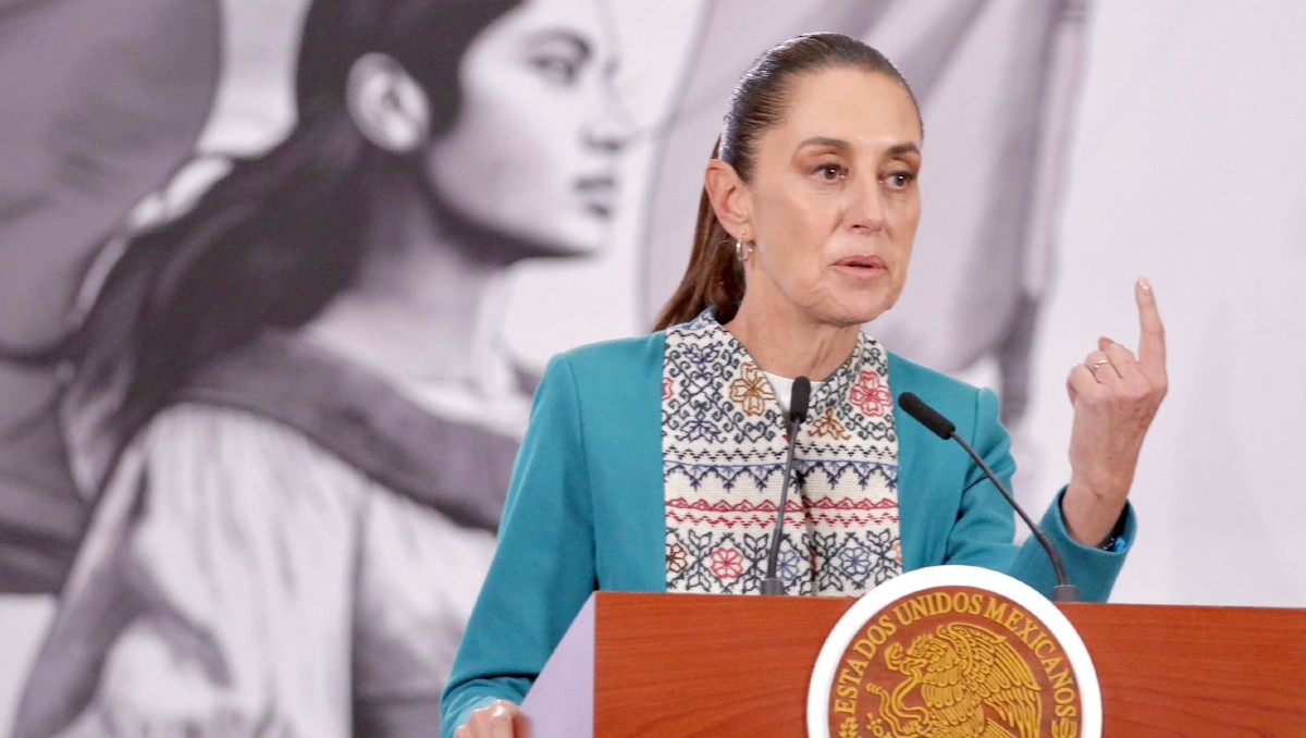 La Presidenta dio una actualización sobre las investigaciones del derrame de crudo en el Golfo de México. | Foto: Ariel Ojeda