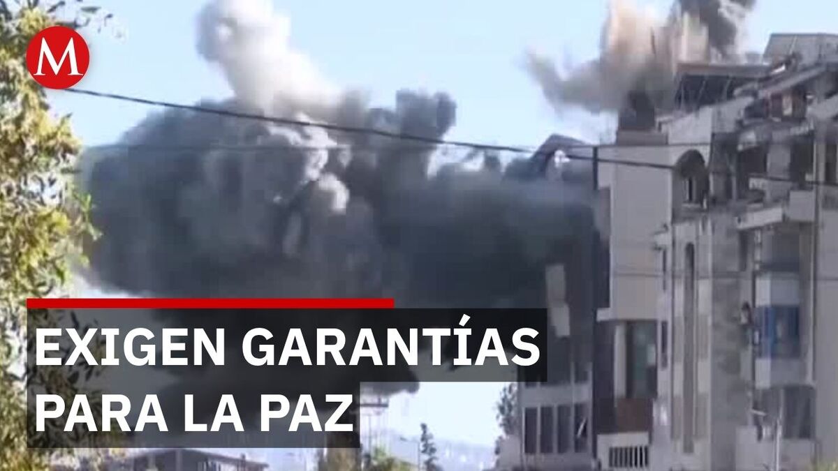 Presidente de Irán exige condiciones a Israel y EU para frenar el conflicto